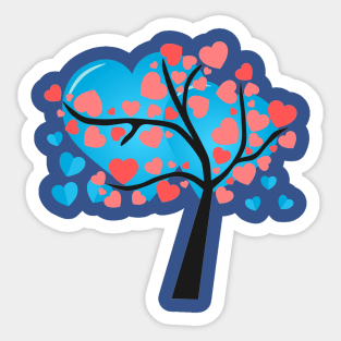 Love Tree Sticker